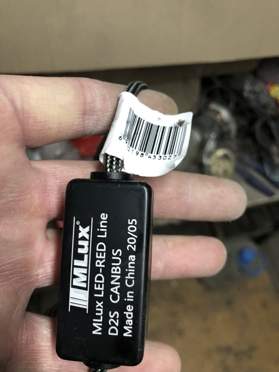 Ремонт фари. Установка Led Mlux, 4