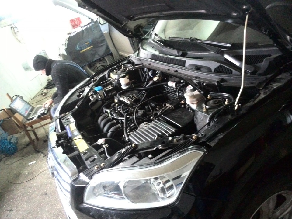 ГБО BRC на Lifan X60 (пропан) 1