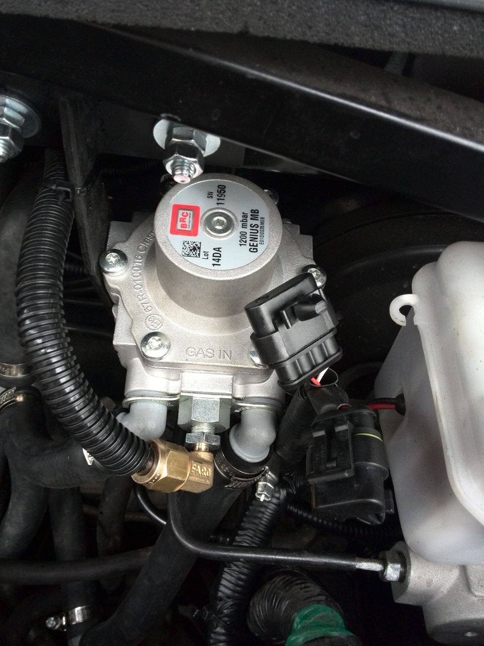ГБО BRC на Lifan X60 (пропан) 5