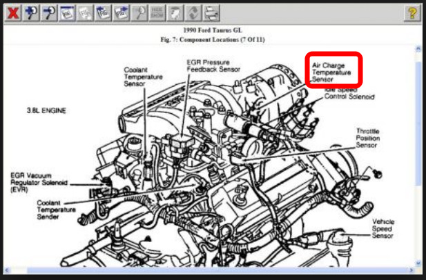 Air Intake / Charge Temperature Sensor (IAT) 2