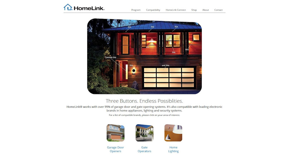 Програмування HOMELINK UNIVERSAL TRANSCEIVER 1