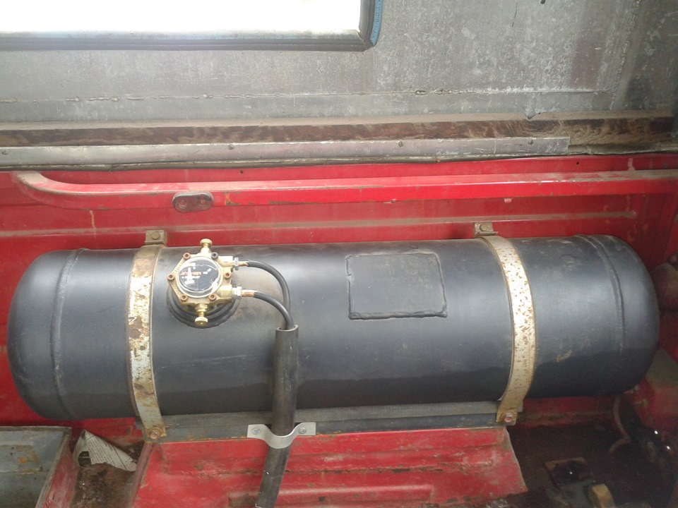 Газова установка на ЛуАЗ 1
