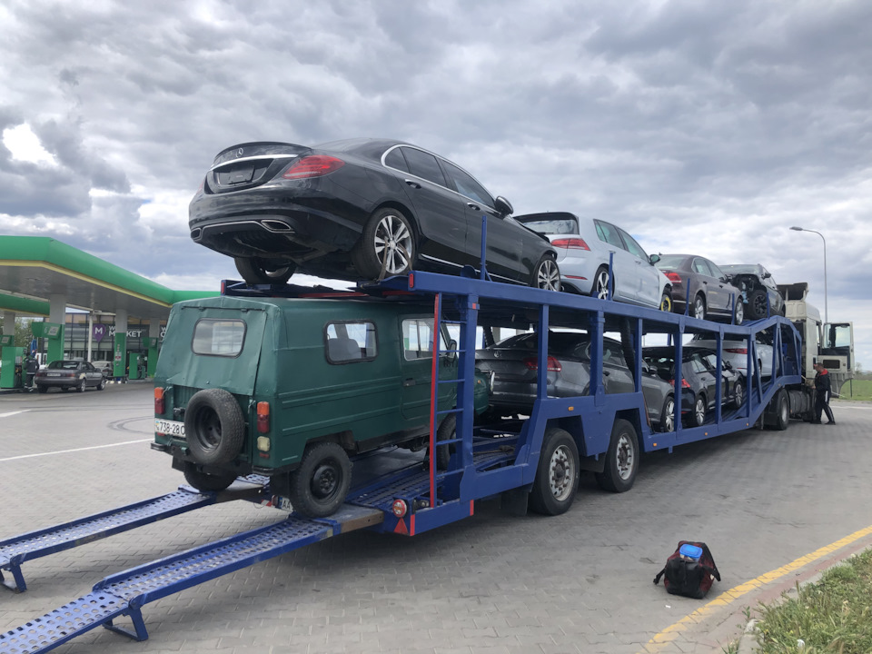 Транспортування автомобіля на батьківщину 400 км 1