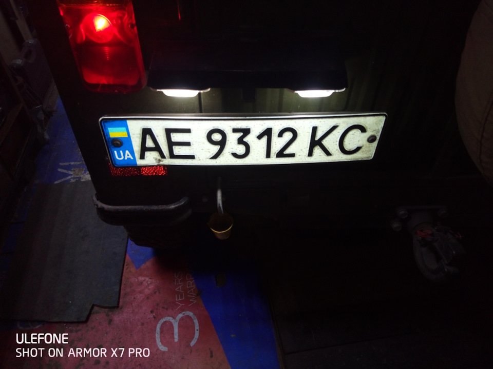 Світлодіоди на ЛуАЗ 4