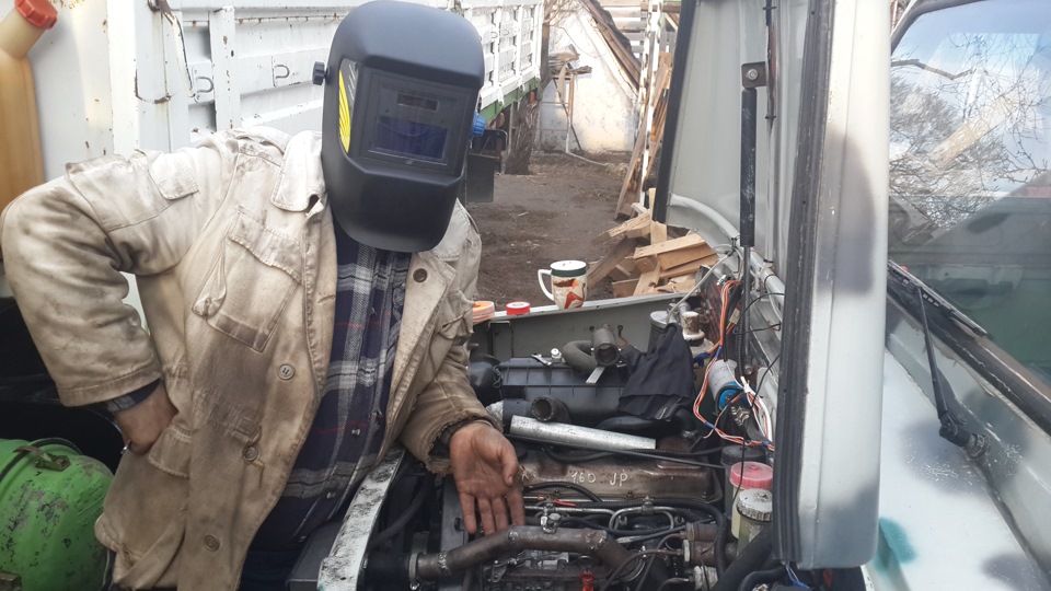 двигун 1.6D Volkswagen успішно встановлений. 2