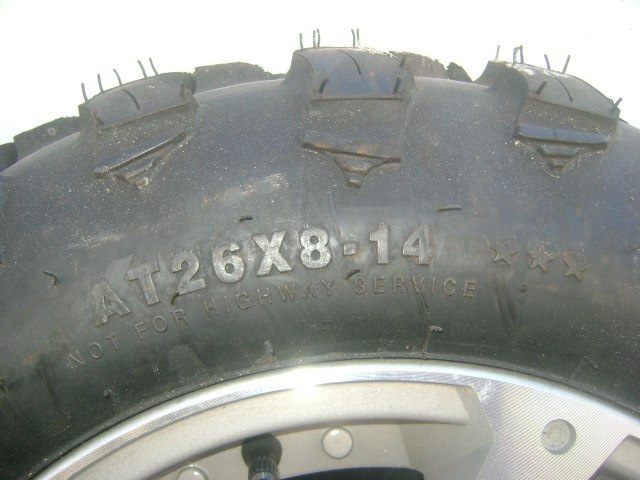 Продам нову гуму та диски для квадроцикла CARLISLE AT 26x8-14, 26x10-14 2