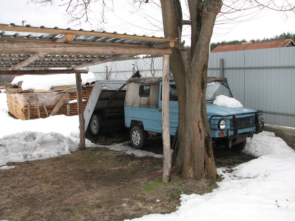 Провідав Луазку взимку в селі 2