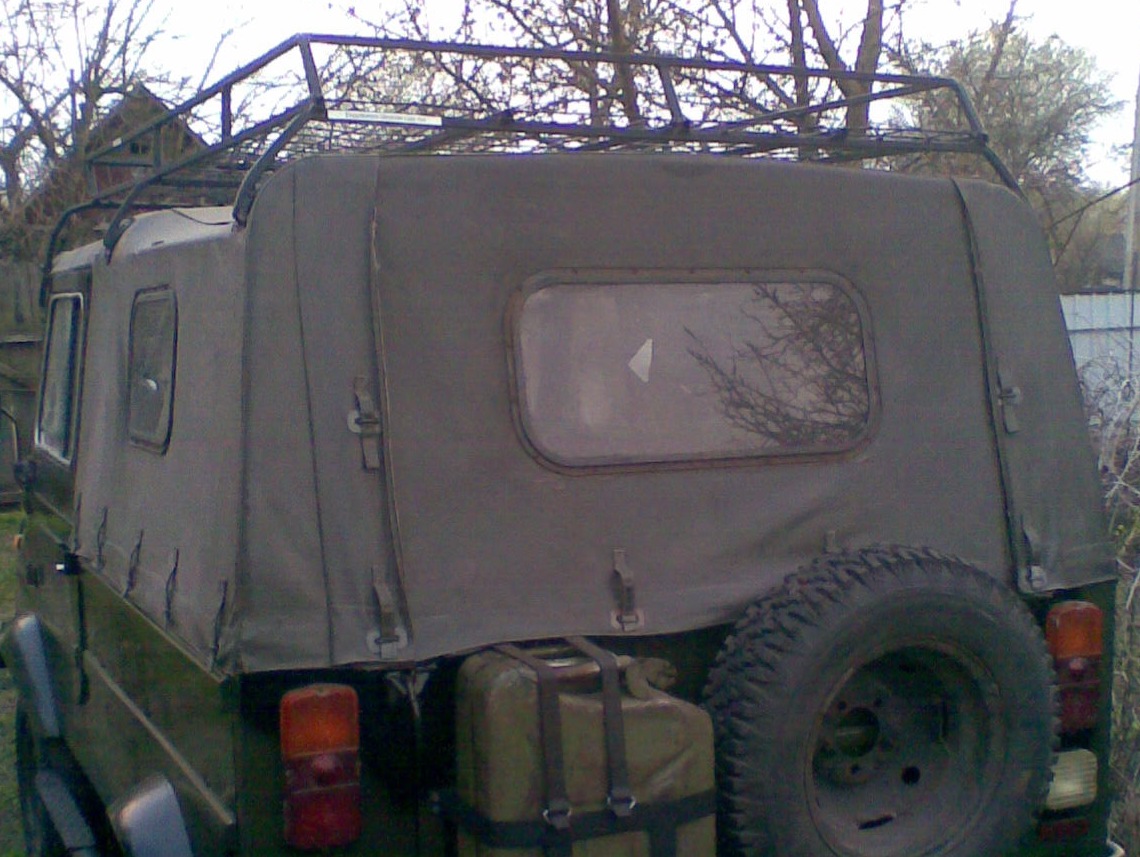 Багажник на Луаз із тентом 2