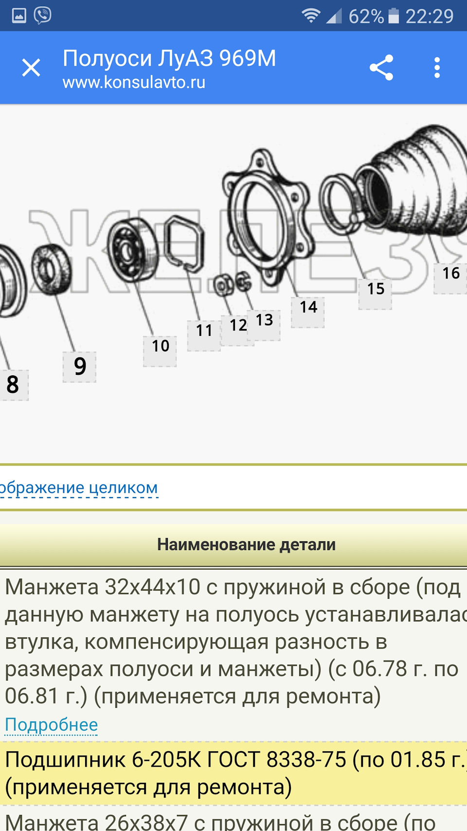 напіввісь 1