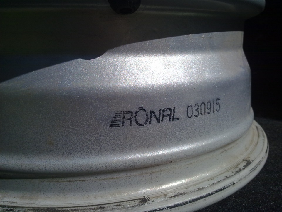 Прикупив оригінальні диски Ronal 2