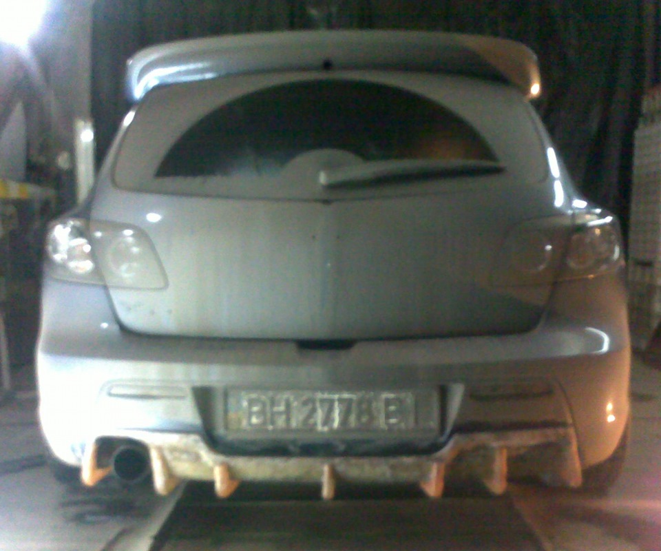 Задній дифузор mazda 3 MPS. The End)) 3