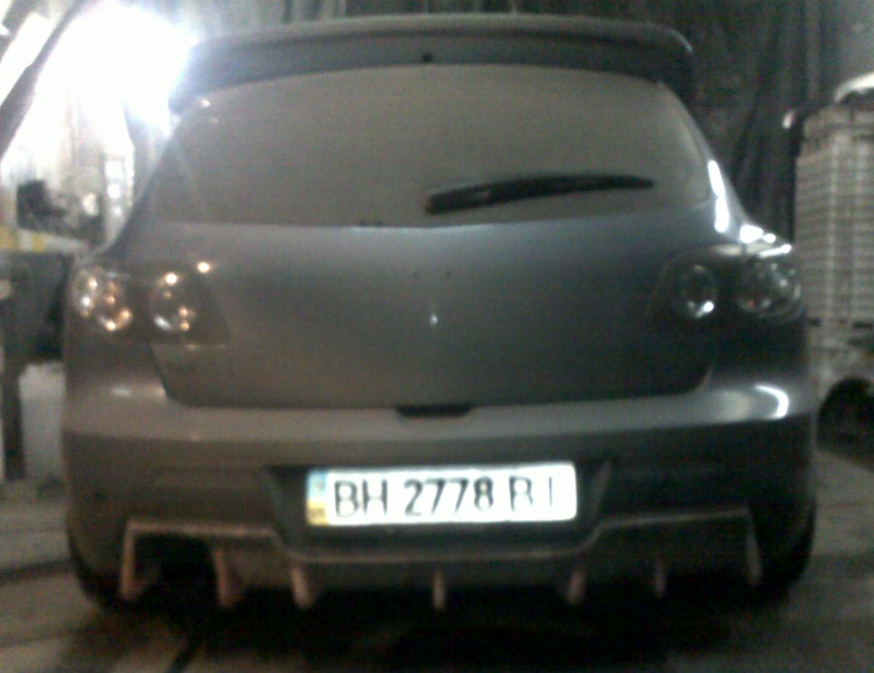 Задній дифузор mazda 3 MPS. The End)) 4