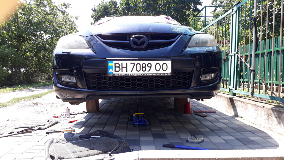 Заміна втулок стабілізатора mazda 3 nps 1