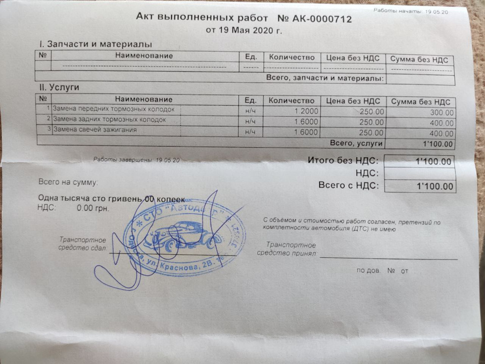 Свічки NGK та гальмівні колодки SANGSIN. 4