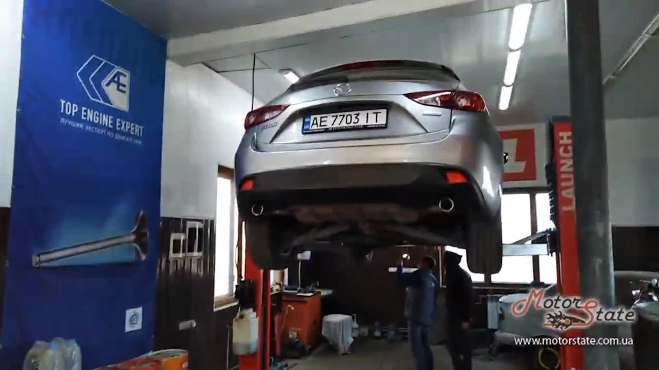 Чип тюнінг Mazda 3 2.0 Skyactiv + Видалив каталізатор + Потужність підняли