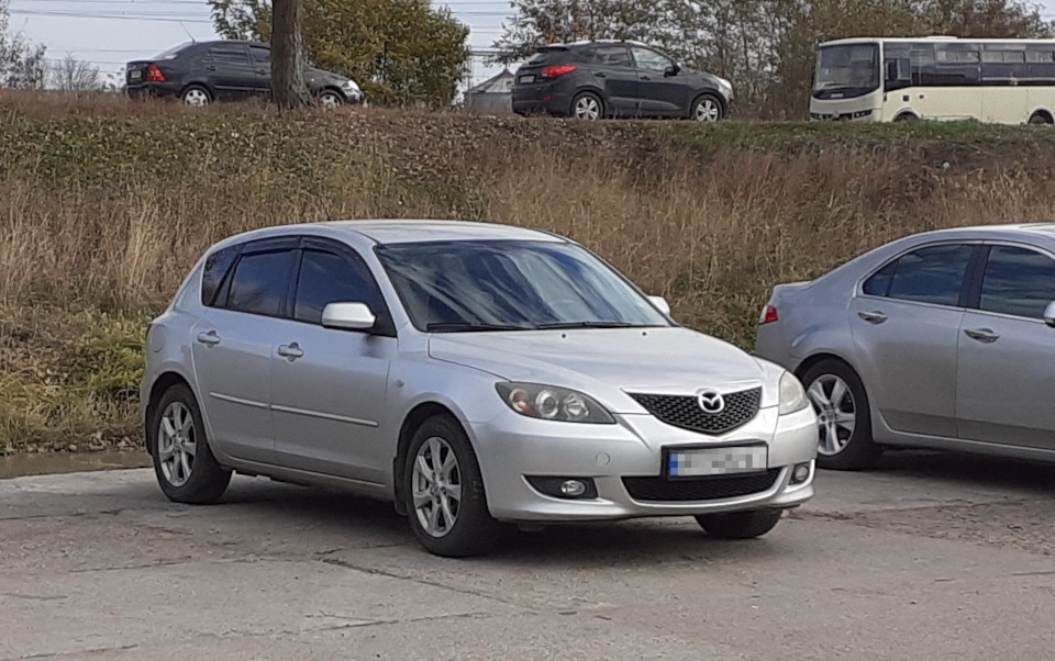 Встановив штатні литі диски R16 Mazda та шини Michelin Alpin 5 (205/60 R16) зима 2