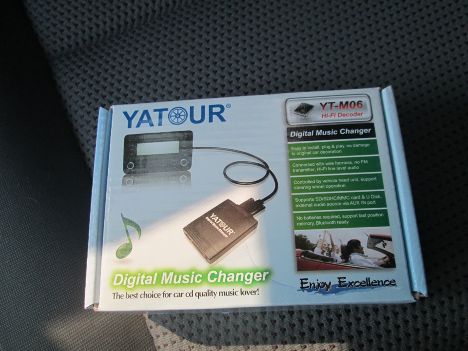 Установка YATOUR YT-M06 (Емулятор CD чейнджера) 1