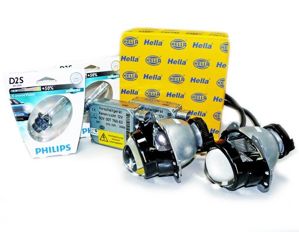 Правильний ксенон (лінзи KOITO FX-R v4 2.5 + лампи PHILIPS D2S X-treme Vision+ блоки HELLA 5DV) 1