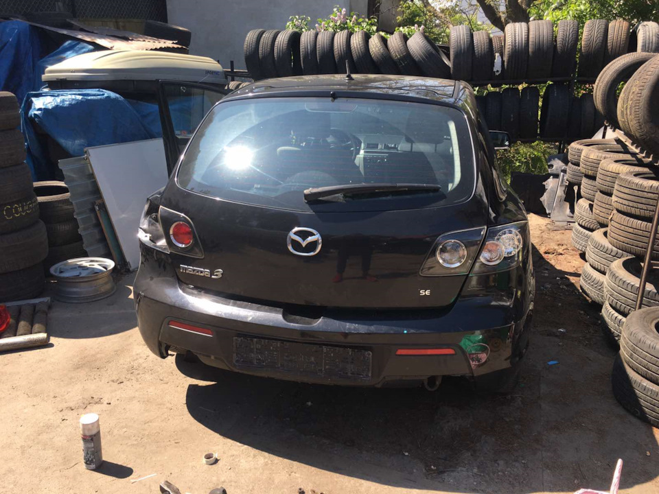 Заміна заднього бампера та задніх ліхтарів mazda 3 5