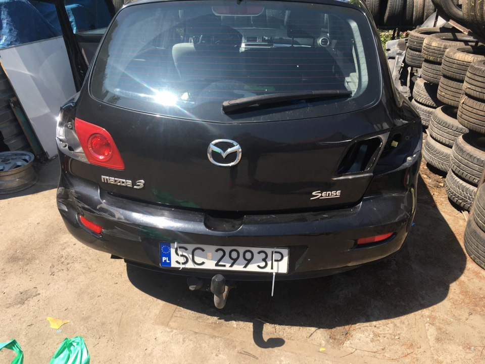 Заміна заднього бампера та задніх ліхтарів mazda 3 3