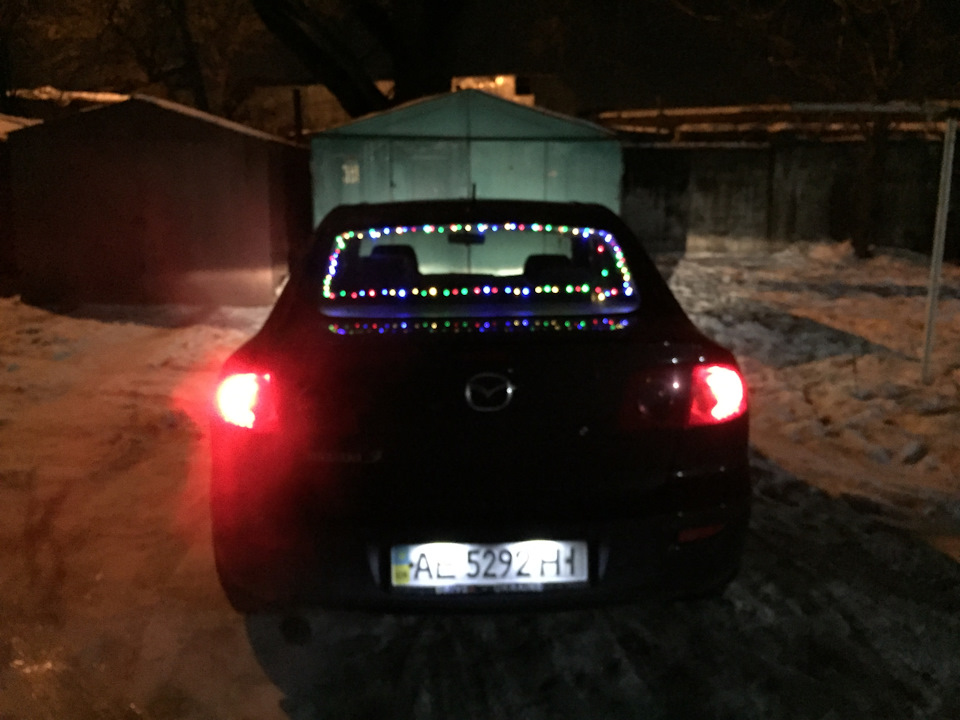 Новорічний настрій або гірлянда в машину 4