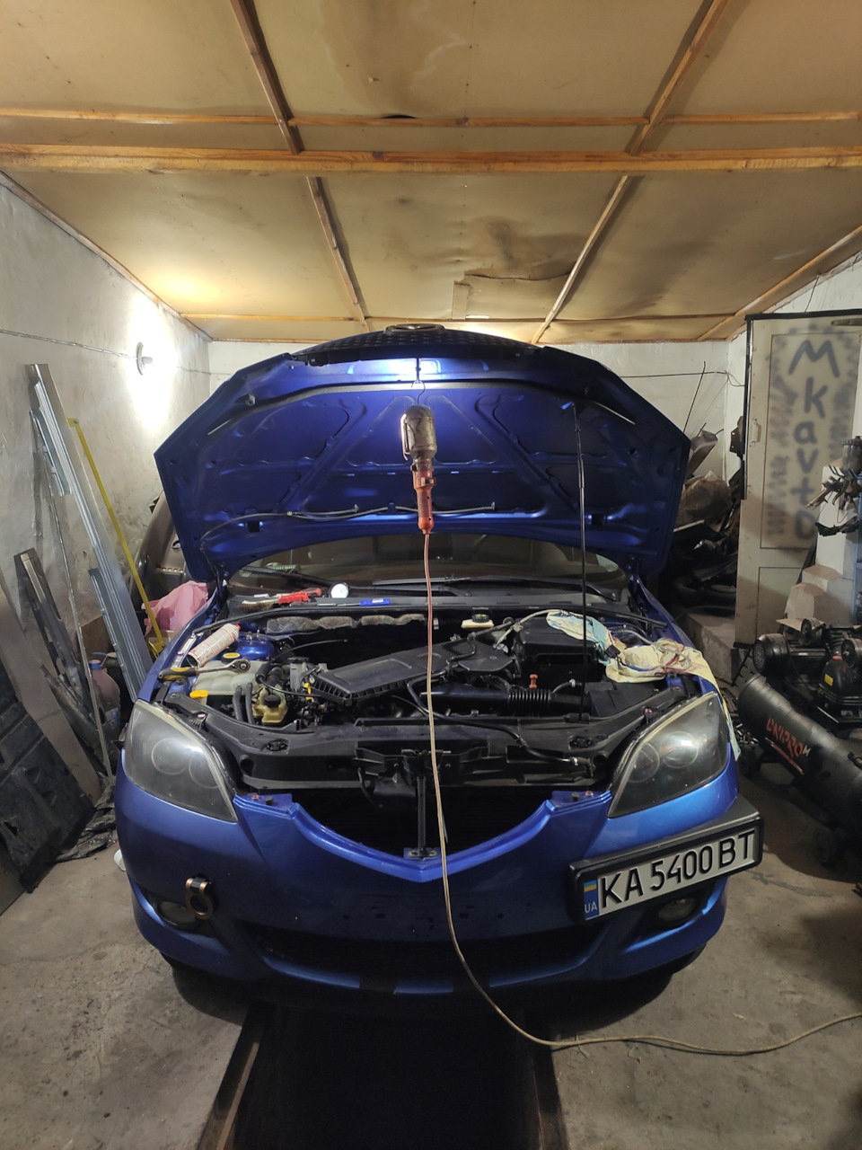 #8 Заміна гофри глушника Mazda 3, вихлоп на нержавійці з флянцами. 2