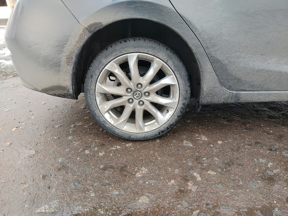 Геть низький профіль! Зміна 215/45/r18 на 225/50/r18 Mazda 3 BM 3