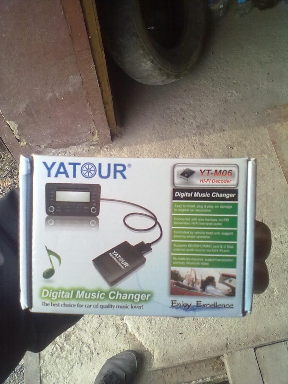 Встановив USB-адаптер Yatour M-06 1