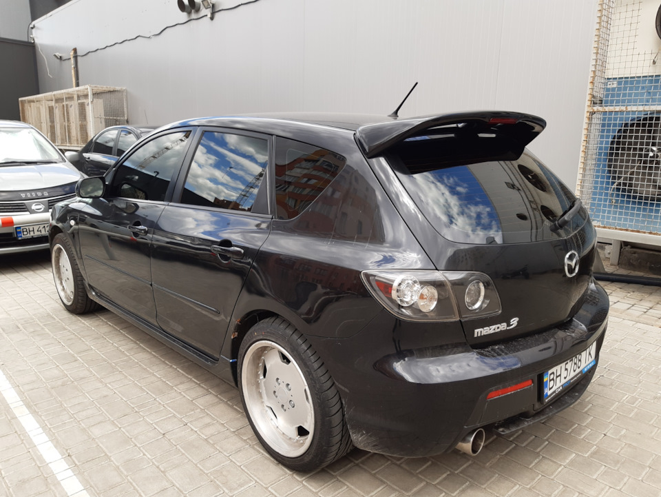 Спойлер mazdaspeed+тонування 4