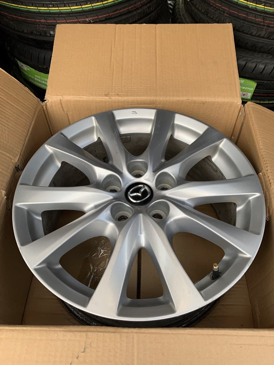Літні тапки/диски/гайки/секретки-Bridgestone/Mazda6/McGard 1