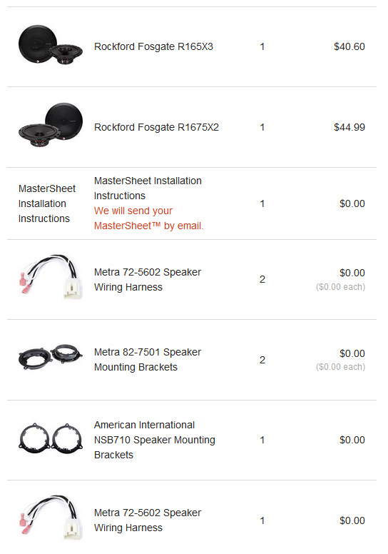 Заміна штатної акустики на Rockford Fosgate Prime 1
