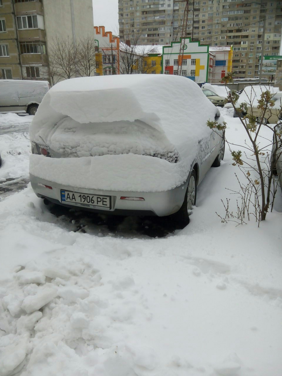 Зима + щітка для снігу 2