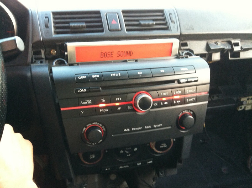 2. Bose в mazda3 дорестайл. 3