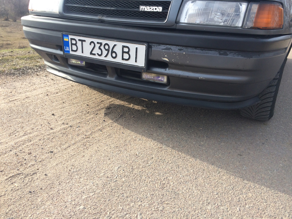 Губа бампера 3