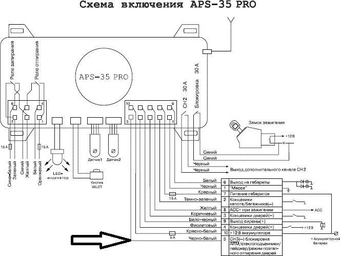 Помогите с подключением модуля стеклоподьемников 3
