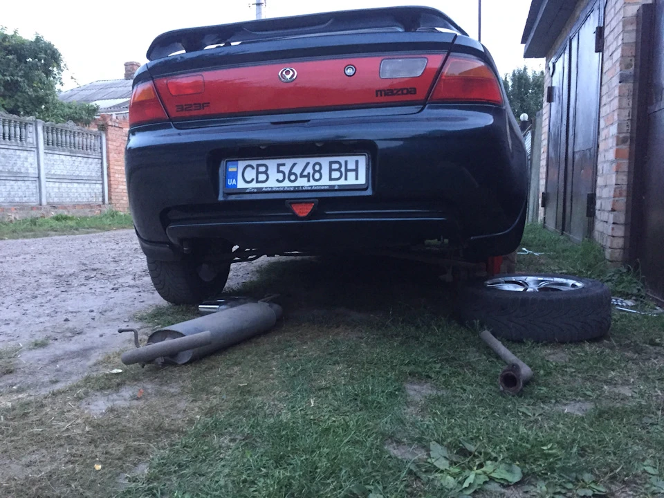 Заміна вихлопної труби