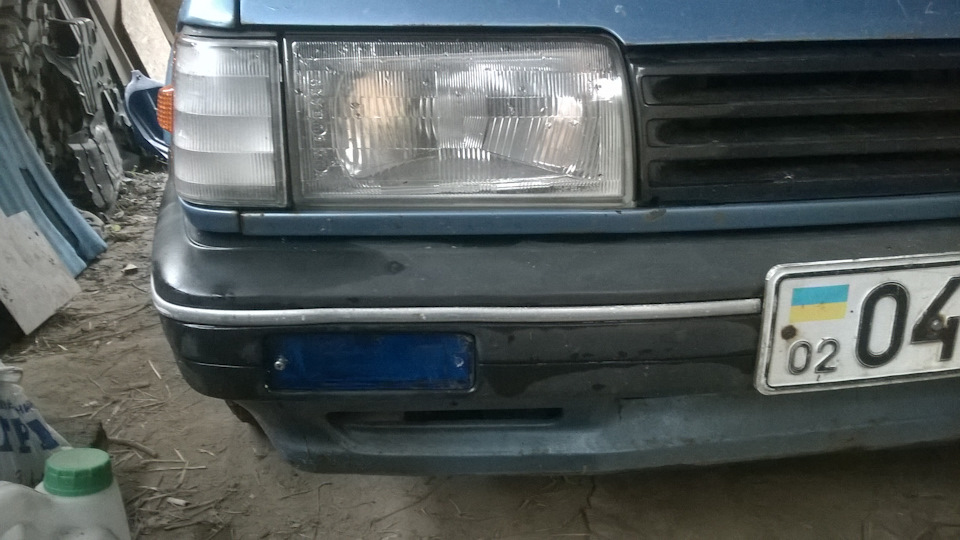 Біле скло в поворотники. 1