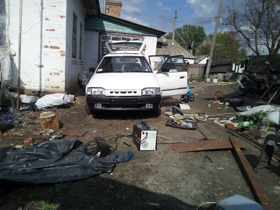 Встановив бампер 1