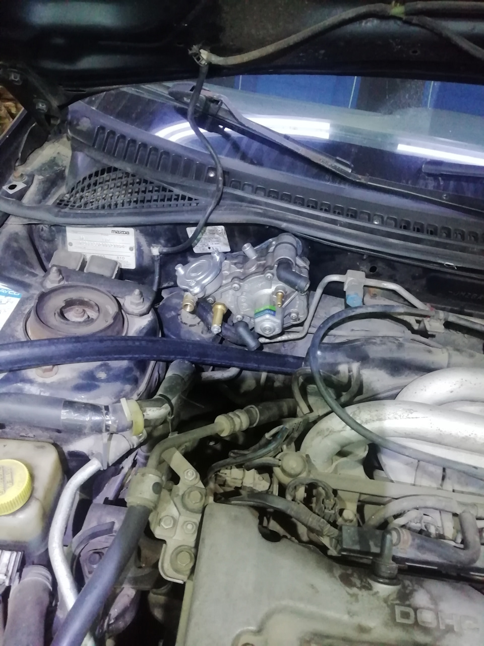 Встановлення ГБО на Mazda 323 coupe, V BA 1.5l, HP PART 2 2