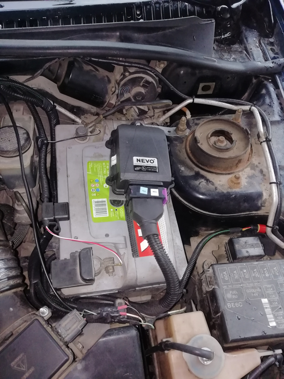 Встановлення ГБО на Mazda 323 coupe, V BA 1.5l, HP PART 2 4