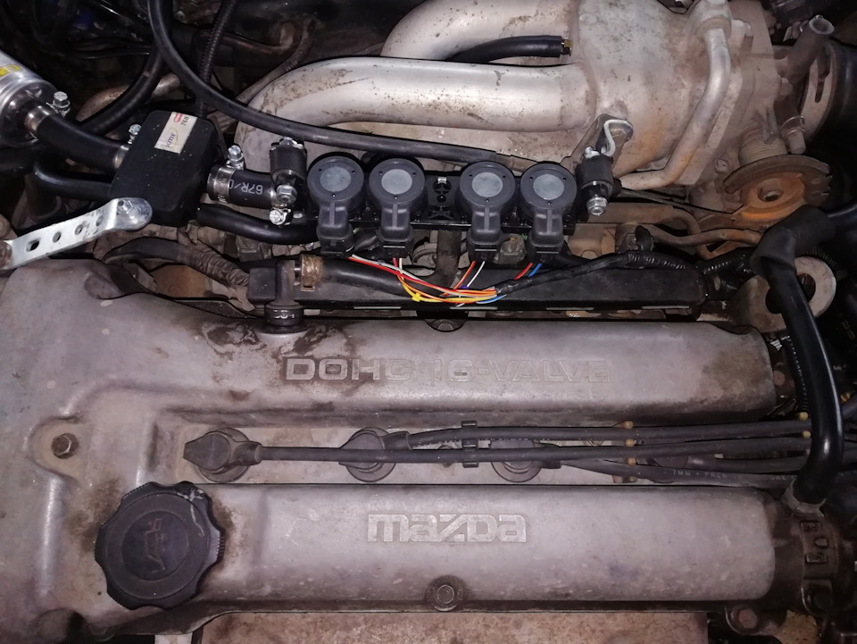Встановлення ГБО на Mazda 323 coupe, V BA 1.5l, HP PART 2 5