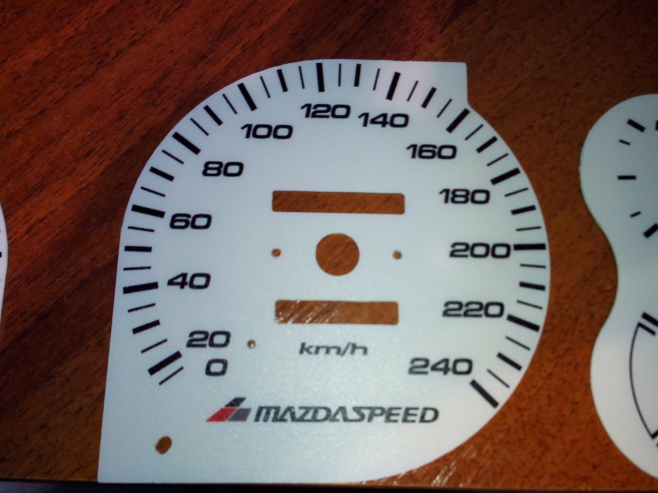 Приладова панель MAZDASPEED (Продовження) 4