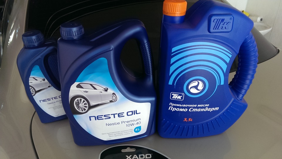 ТО, Заміна мастила. Neste oil 10w40. Присадка Xado 1