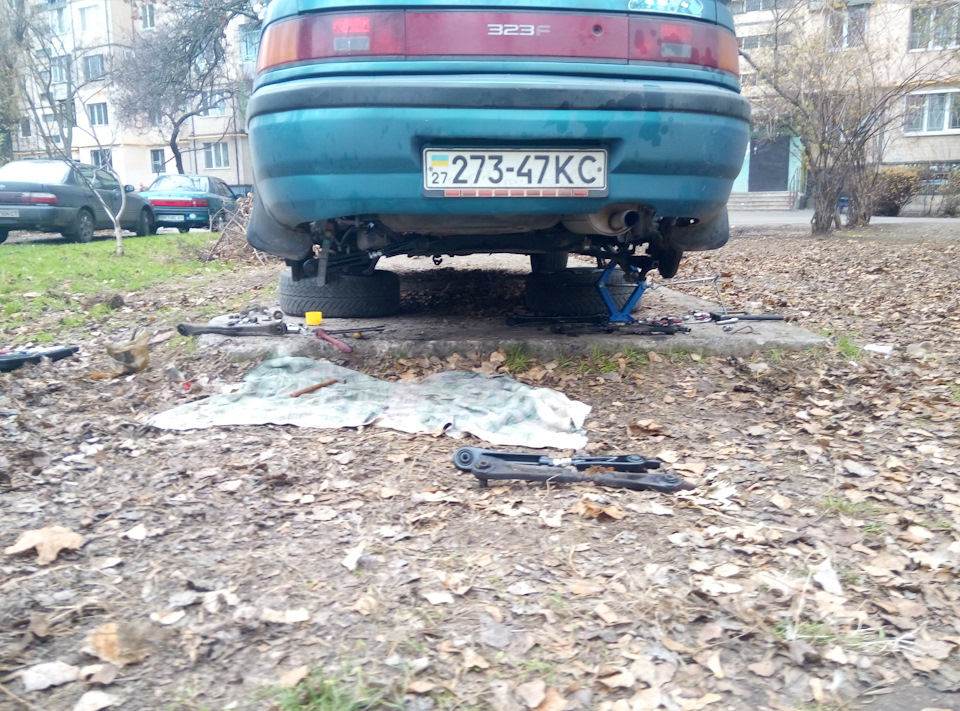 Задня підвіска заміна важелів 2