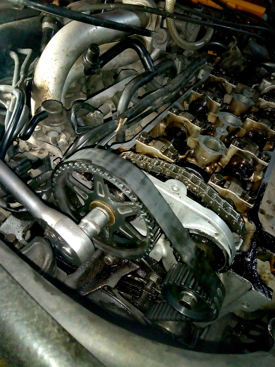 заміна сальник розподвалу mazda 323f ba z5 2