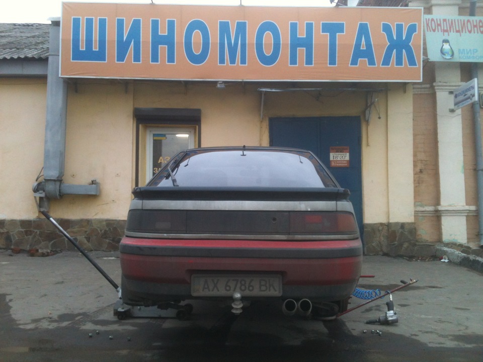 Сьогодні перевзувся ;) Зима почалася в жовтні ;) Або МАЗДА НЛО 2