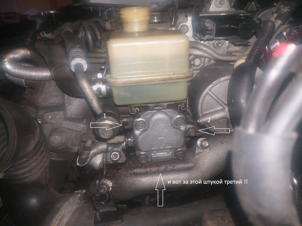 Зняття насоса ГУР MAZDA5 1