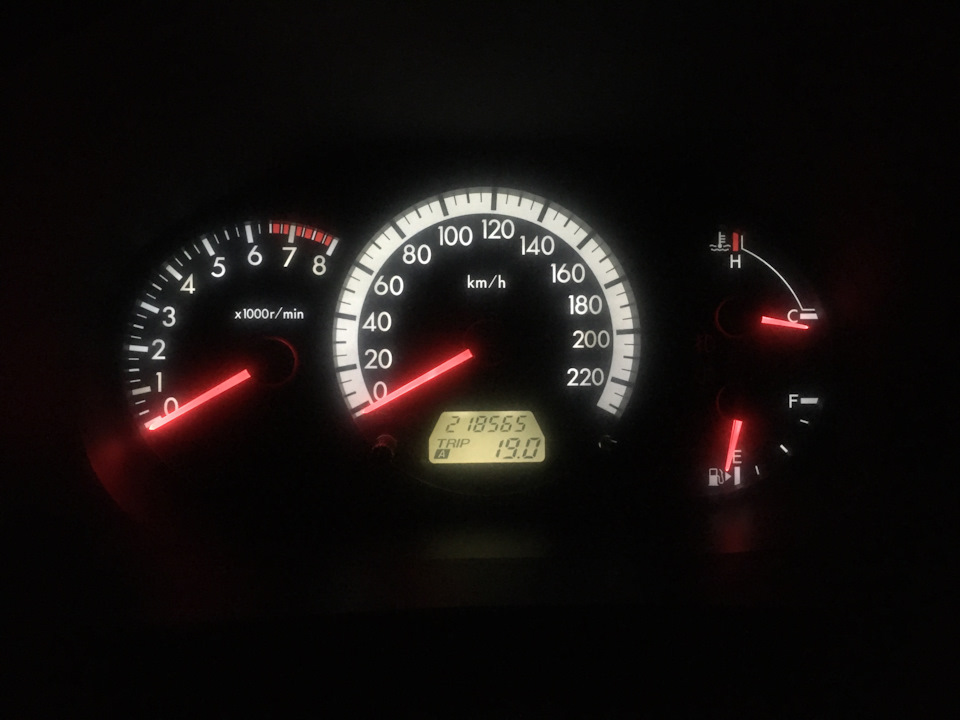 Пересвіт приладу Mazda 5 1