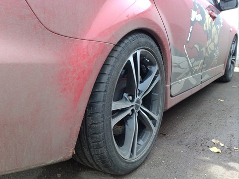 установка Continental 245x40 R18 3