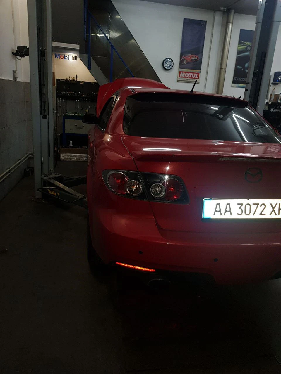 Прибираємо колгосп, проставки задніх пружин mazda mps 6
